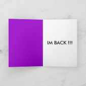 SPACEMAN RoBoT HALLOWEEN CARD Kaart (Binnen)