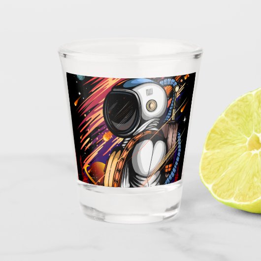 Spaceman Shot Glas (Voorkant)