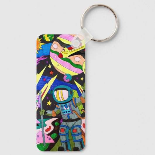 Spaceman Sleutelhanger (Achterkant)