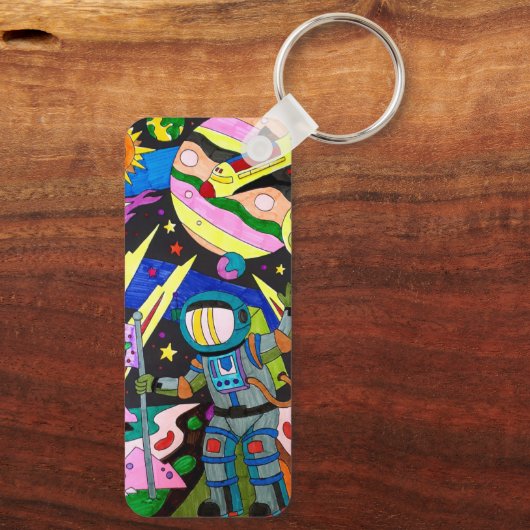 Spaceman Sleutelhanger (Achterkant)