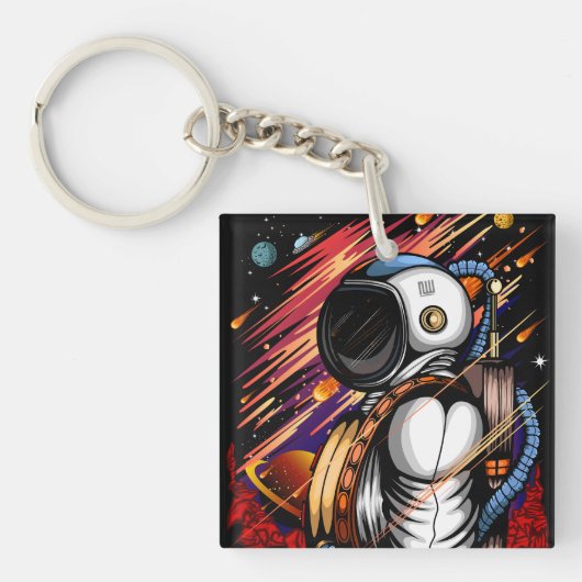 Spaceman Sleutelhanger (voorkant)
