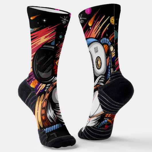 Spaceman Sokken (Gebogen)