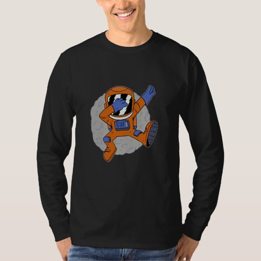 spaceman space astronaut dab dabbing t-shirt (Voorkant)