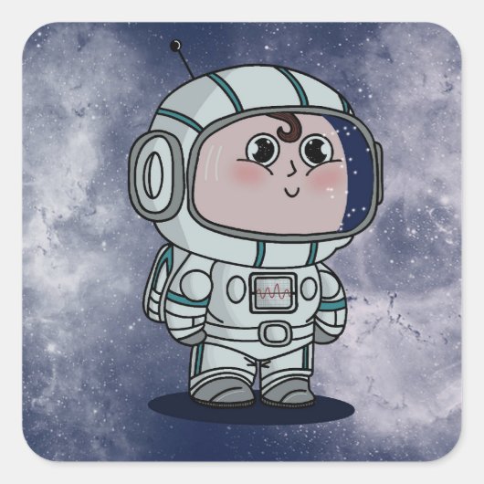 Spaceman sticker (Voorkant)