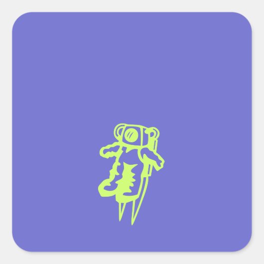 Spaceman Sticker (Voorkant)