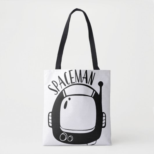 Spaceman tote bag (Voorkant)