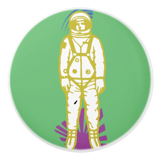 Spaceman V2 keramische knop (Voorkant)