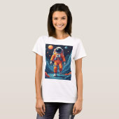 Spaceman Vrouwen T-shirt (Voorkant volledig)