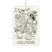 Spacemen in het ruimteschip Hear Knocking Luchtverfrisser (Voorkant)