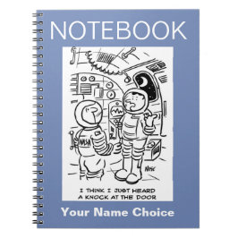 Spacemen in het ruimteschip Hear Knocking Notitieboek