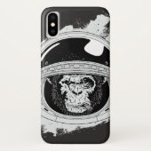 Spacemonkey zwart-wit Case-Mate iPhone case (Achterkant)