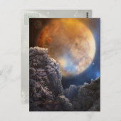 Spacerock IV: Eenvoudig Planet Briefkaart (Voorkant / Achterkant)