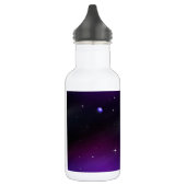 Spacescape met planeten en sterren waterfles  (Links)