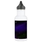 Spacescape met planeten en sterren waterfles  (Rechts)