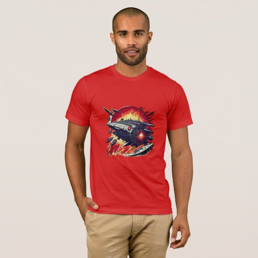Spaceship Adventure T-shirt (Voorkant volledig)