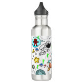 Spaceship Astronaut Water Fles (Links)