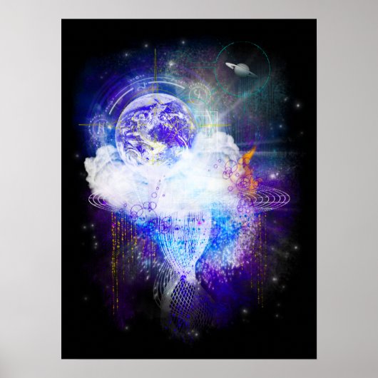 Spaceship Earth Poster (Voorkant)