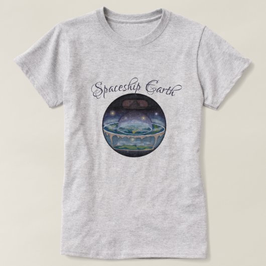 Spaceship Earth T-shirt (Design voorkant)