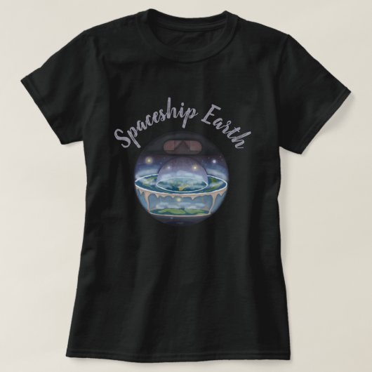 Spaceship Earth T-shirt (Design voorkant)