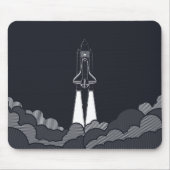 Spaceship Mousepad Muismat (Voorkant)