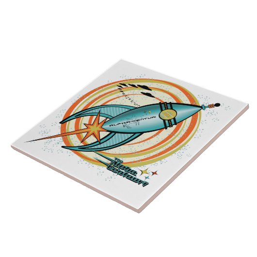 SpaceShip O'Rama Tegeltje (Zijkant)