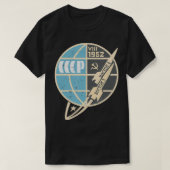 Spaceship Sputnik USSR Sovjet-Unie T-shirt (Design voorkant)