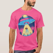 Spaceship Tractor Beam Turkey T-shirt (Voorkant)