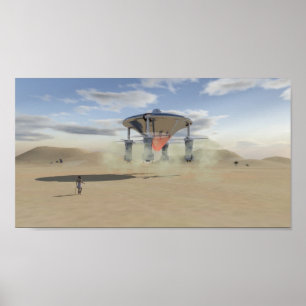 Spaceships van Ezekiel Poster