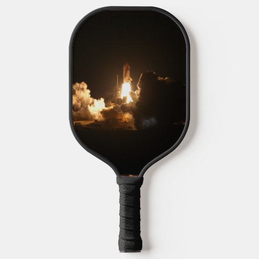 Spaceshuttle Aarde Orbitale ruimtevaartuigen Nacht Pickleball Paddle (Voorkant)