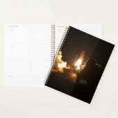 Spaceshuttle Aarde Orbitale ruimtevaartuigen Nacht Planner (Display)