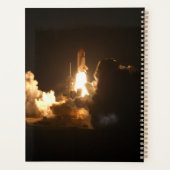 Spaceshuttle Aarde Orbitale ruimtevaartuigen Nacht Planner (Achterkant)
