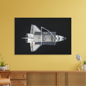 Spaceshuttle Atlantis 4 Canvas Afdruk (Insitu (Woonkamer))