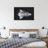 Spaceshuttle Atlantis 4 Canvas Afdruk (Insitu (Slaapkamer))
