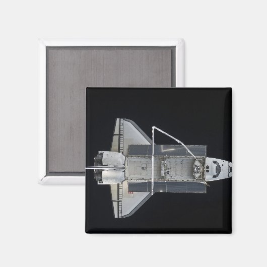 Spaceshuttle Atlantis 4 Magneet (Voorkant / Achterkant)