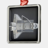Spaceshuttle Atlantis 4 Metalen Ornament (Links)