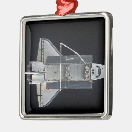 Spaceshuttle Atlantis 4 Metalen Ornament (Links)
