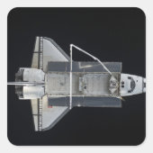 Spaceshuttle Atlantis 4 Vierkante Sticker (Voorkant)