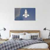 Spaceshuttle Atlantis 5 Canvas Afdruk (Insitu (Slaapkamer))