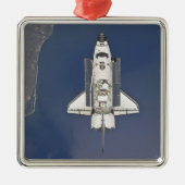 Spaceshuttle Atlantis 5 Metalen Ornament (Voorkant)