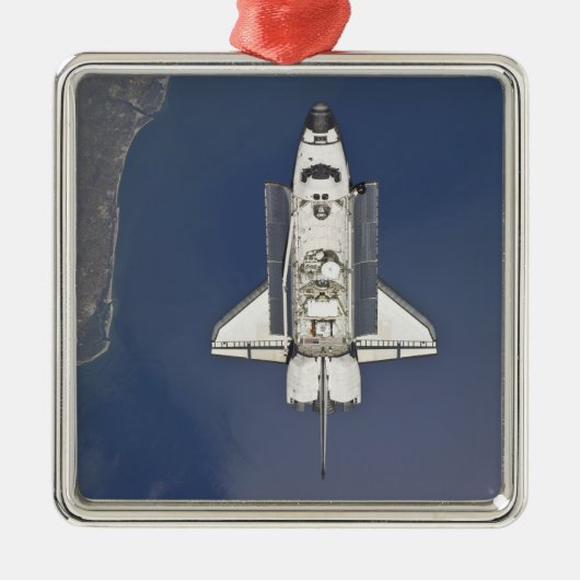 Spaceshuttle Atlantis 5 Metalen Ornament (Voorkant)
