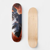 Spaceshuttle Atlantis Hubble-telescoop Kunstwerk Skateboard (Voorkant)