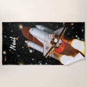 Spaceshuttle Atlantis lancering STS-45 - Aangepast Strandlaken (Voorkant)