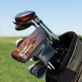 Spaceshuttle Atlantis Red Sky Lancering NASA Golfheadcover (Insitu)