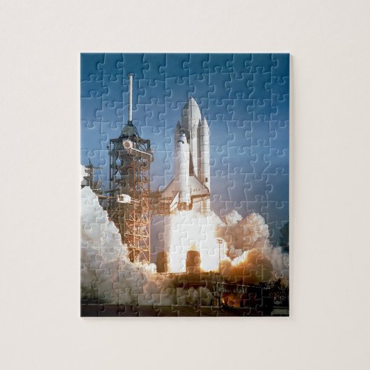 Spaceshuttle Columbia bij lancering Legpuzzel (Verticaal)