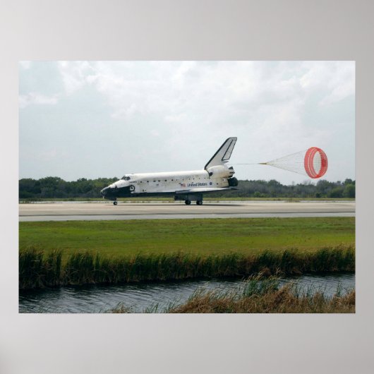 Spaceshuttle Discovery (STS-119) Poster (Voorkant)