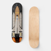 Spaceshuttle-lancering Skateboard Deck (Voorkant)