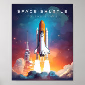 Spaceshuttle: naar de sterren poster (Voorkant)