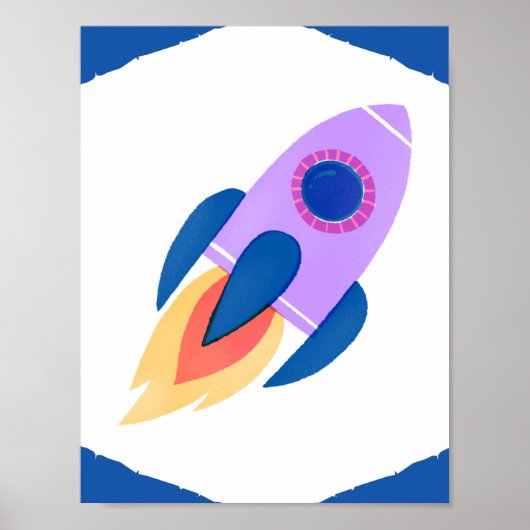 Spaceshuttle ontploffing links poster (Voorkant)