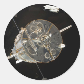 Spaceshuttle SkyLab Ronde Sticker
