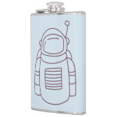 Spacesuit Doodle Heupfles (Links)